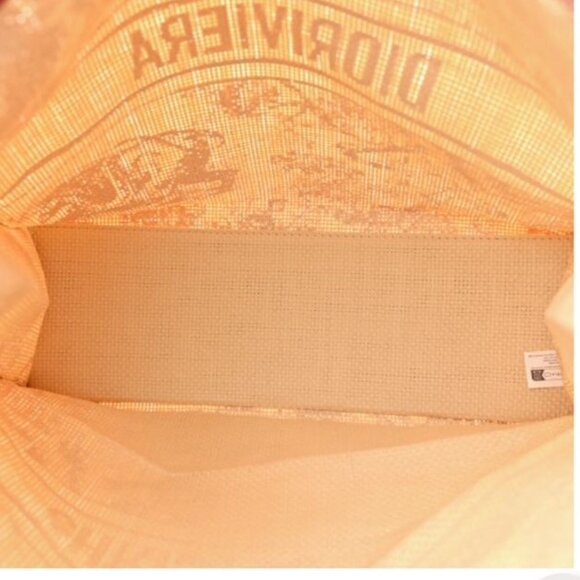 Christian Dior Straw Dioriviera Tote w/ Organizer insert - Picture 6 of 6